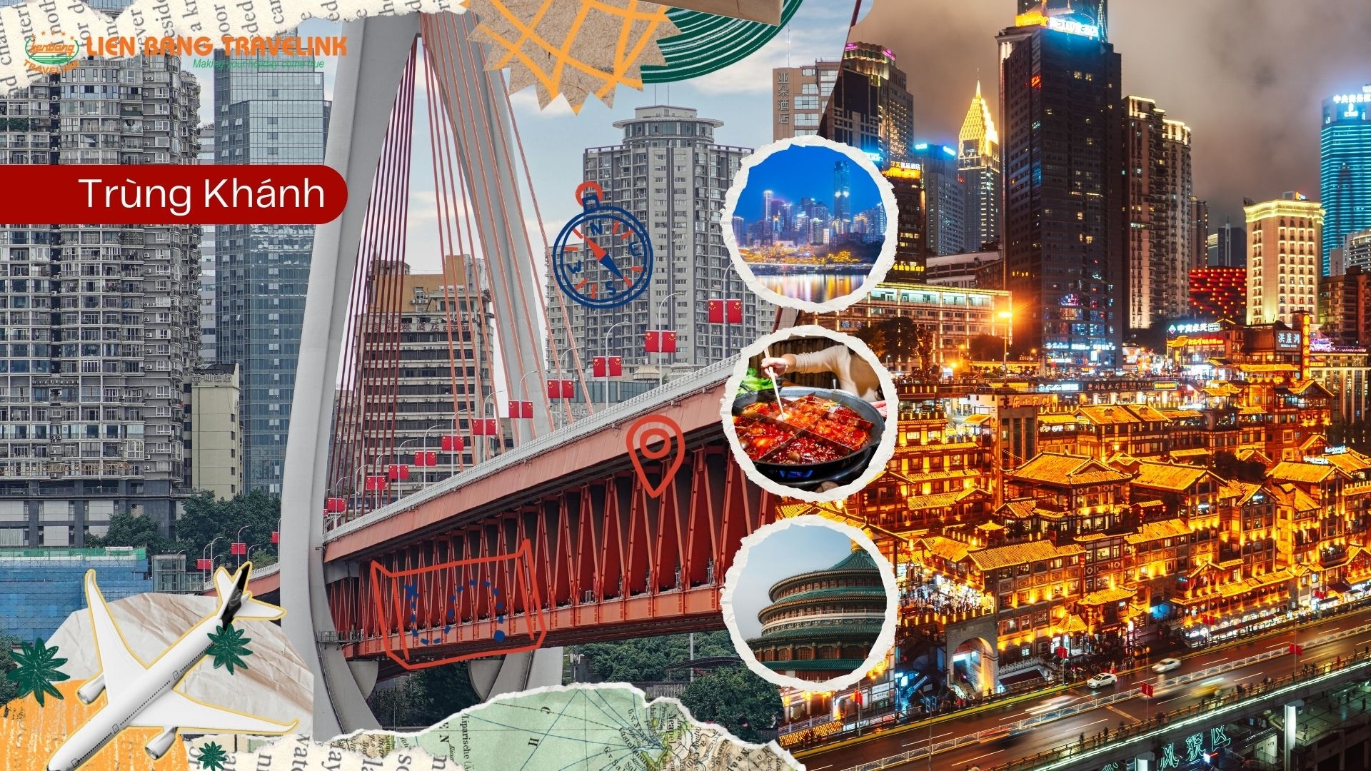 Khám Phá Siêu Thành Phố Lớn Nhất Thế Giới: Tour Trùng Khánh 2026 – Nhà Ga Tàu Xuyên Không & Hồng Nhai Động