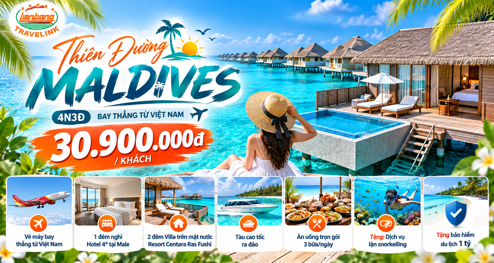 MALDIVES - THIÊN ĐƯỜNG BIỂN XANH