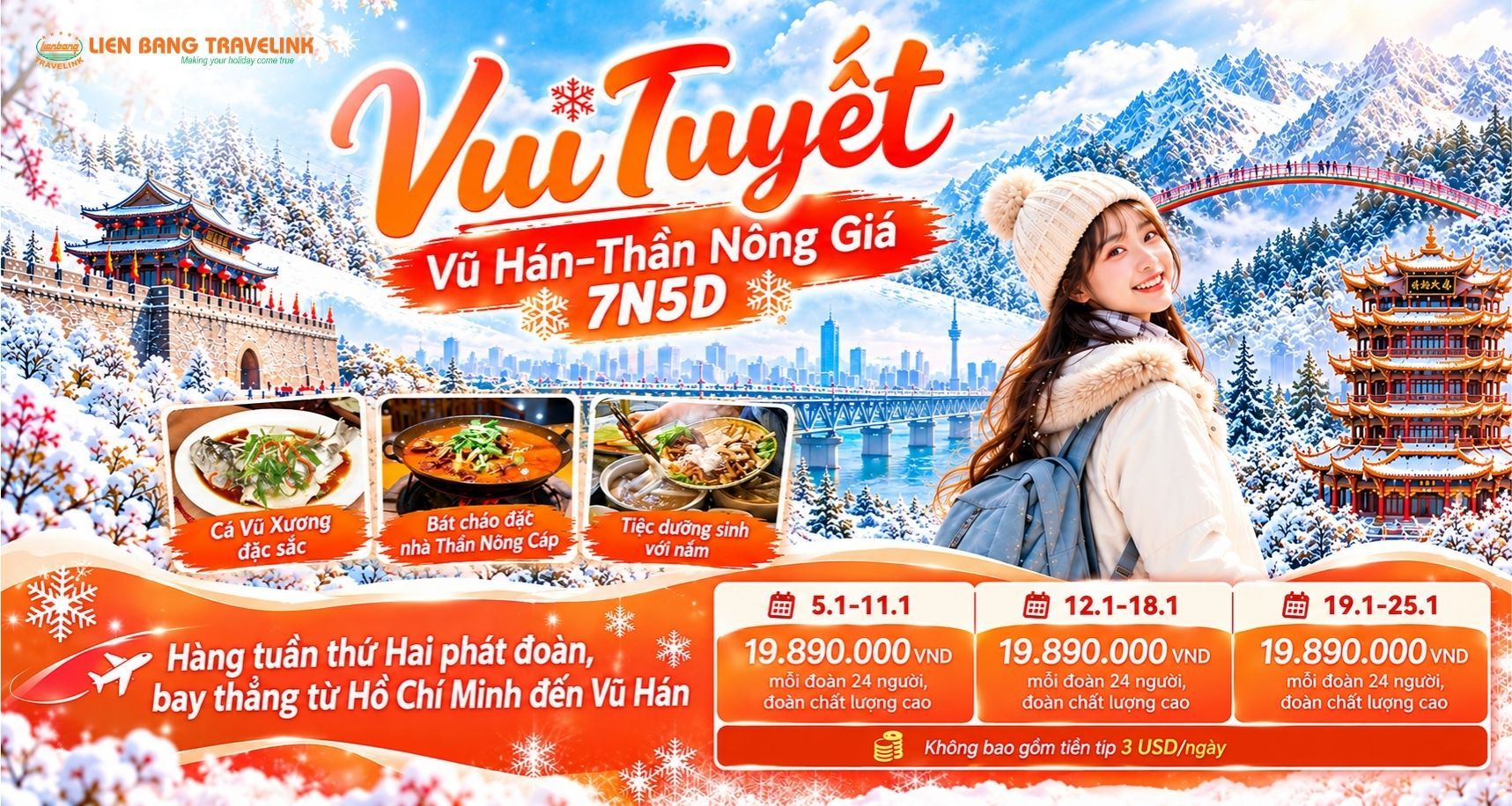 TRUNG QUỐC: VŨ HÁN - THẦN NÔNG GIÁ