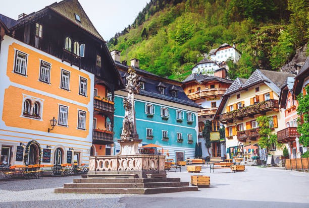 Quảng trường Hallstatt - nước Áo